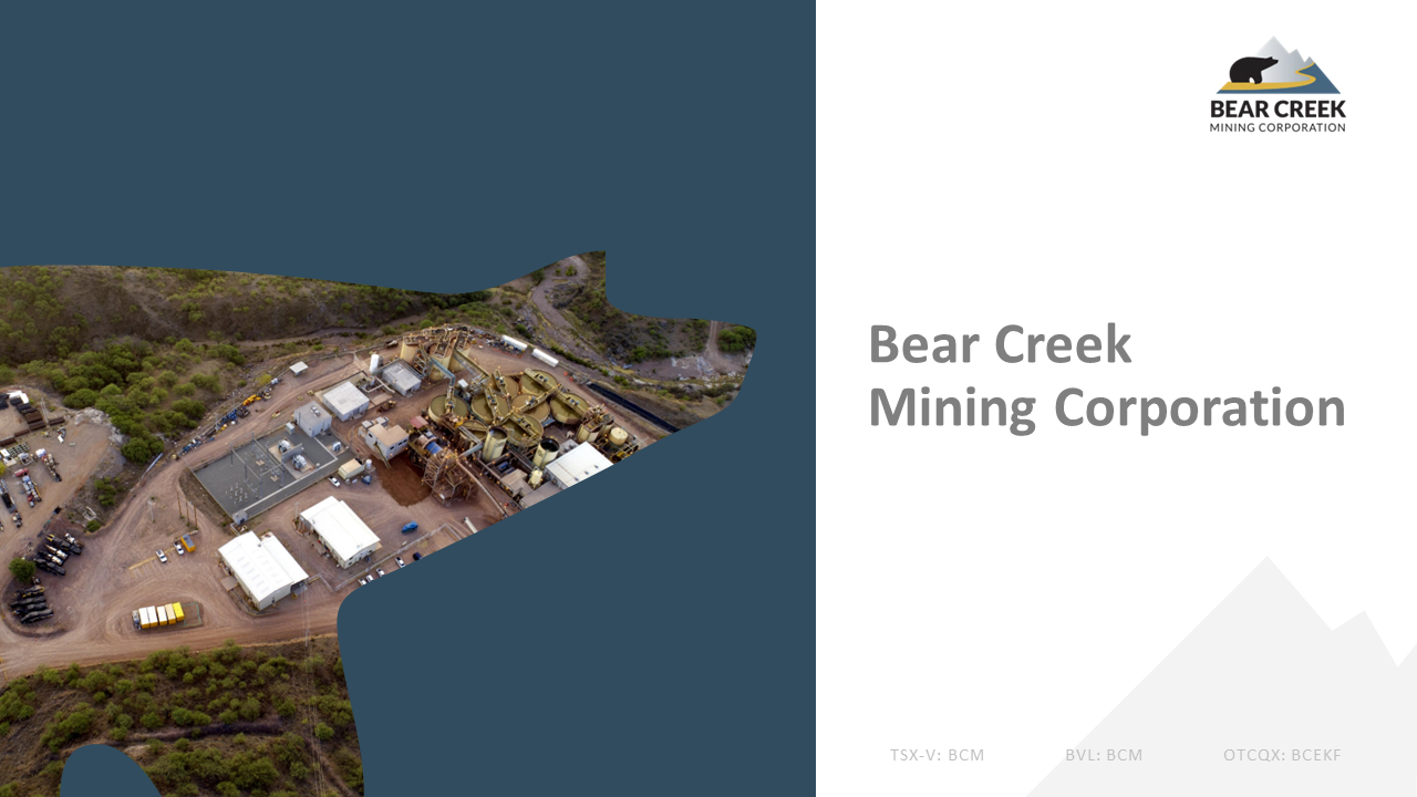 Bear Creek Mining Presentation December 2024